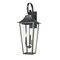 Z-Lite Gannon 3 Light Outdoor Wall Light, 12in. W x 33.25in. H, Black 5008XL-BK - alternate 1